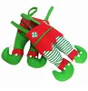 Christmas Wine Bottle Bag Stripe Candy Bags Elf GiftBag Xmas Decorations Party Supplies 6 Designs WLL1002