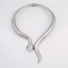 Punk Snake Choker Gothique Or/Argent Tone Party Chokers Cadeaux Déclaration Colliers