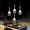 Indoor lighting acrylic led Pendant lamps bar Dining room lamp light 3w wine glass shape creative brief Christmas lights