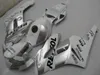 Wtryskarka Working Kit dla Honda CBR1000RR 04 05 Białe Srebrne Łyżki nadwozia Zestaw CBR1000RR 2004 2005 OT06