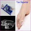 Foot Treatment Transparent Silicone Toe Separator Gel Separators Stretchers Bunion Protector Straightener Corrector Alignment Thumb