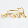 Women Girls Fashion Bobby Pins Hollow Out Cat Hair Clip Side Hairpin Wedding Party Hair Accessories Whole 12 Pcs6857721