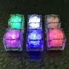 LED Cubos de Gelo Flash Rápido luz Da Noite Lento Flash 7 Mudança de Cor levou lâmpada de Cristal Cubo Dia Dos Namorados Festa de Casamento Festival de Dias luz