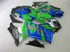 Carénage pièces moto bas prix pour kit carénage Suzuki GSXR1000 2007 2008 vert bleu gsxr1000 07 08 OY79