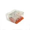 100 PCS PCT-413 221-413 LED emenda Emenda compacta Conector de fio universal Terminal divisor e conector rápido de fio 292j