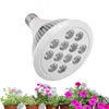 12W 24W Led Grow Light E27 PAR38 Hydroponic Led Plant Grow Light bulb for Greenhouse AC85-265V