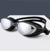 조절 가능한 방수 방지 안개 UV 보호 성인 전문 유색 렌즈 다이빙 수영 안경 안경 수영 고글
