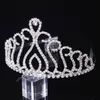 Rhinestones ile Gelin Tiaras Düğün Takı Kızlar Başlıklar Doğum Günü Partisi Performans Pageant Kristal Taçlar Düğün Aksesuarları # T035