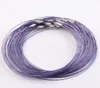 100pcslot Mix Color 18inch Stainless Steel Necklace Cord Wire For DIY Craft Jewelry Findings Components W73096073