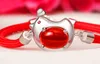 2017 nouvelle agate rouge ma vie bracelet rouge tressé s925 modèles féminins en argent nouvel an lunaire cadeau année chaîne à la main