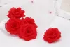 Högkvalitativ 8cm Artificiell Silk Rose Flower Head for Wedding Home Decoration R FH91702