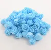 10 farben Großhandel 50 Teile/beutel PE Schaum Rose Handgemachte DIY Hochzeit Hause Dekoration Multi-verwenden Künstliche Blume Kopf G599