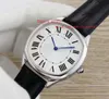 Ultima versione di vendita di fabbrica Versione Super Caliber Watch Automatic White Dial 316 L Stee Watchcase Mens Watches Top Wrist