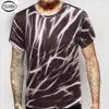 Vente en gros de t-shirts pour hommes - ZSIIBO TX90 TX91 Design Mode Animal Creative Cool T-Shirt Doigt / Flash / Corbeau / Singe Imprimé 3D Summer Short Slee