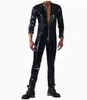 Cosplay Halloween Costumes mulheres homens PVC calças sexy zipper preto cosplay cueca uniformes Fun