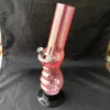 Bong acrilico colorato misto alto 32 cm Narghilè Shisha Fumatori Pipa in metallo Bong in vetro Gorgogliatori Pipa ad acqua Tocabbo, Colori Consegna casuale