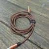 Aux Braid Extra Audiop-kabels 3,5 mm Male naar Male Vergulde Plug Audiokabel voor Auto Mobiele Telefoon MP3 / MP4 Hoofdtelefoon Luidspreker