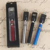 MOQ 2PCS Vertex LO VV Chargeur Kit 350mAh CO2 Huile Préchauffer Batterie E Cigarettes Vape Pen Fit 510 fil Atomiseurs CE3 Réservoir G2 Navire Libre