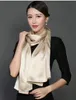 gorgeous 100% Silk Satin Long Scarf Pure Mulberry Silk solid Plain Color Silk Scarf 25 colors mixed 5pcs lot #4018326d