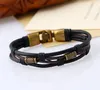 Brand new Alloy weaving on the deduction of ancient leather bracelet bracelet FB448 mix order 20 pieces a lot Slap & Snap Bracelets