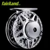 2BB+1RB 1/2 70mm Full Metal fly fishing reel CNC machined aluminum fish wheel left right hand Interchangeable fishing tackle free shipping