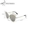 Top Quality Cat Eye Óculos de Sol para Proteção UV das Mulheres Esporte Vintage Sun Vidros Mulheres Marca Designer Retro Eyewear com caixa e casos