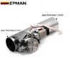 Epman - 2,5 "Jag skriver elektrisk avgasbackback downpipe e-cutout ventilsystem fjärrsats i lager EP-CUT01G25