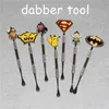 100 pcs Cera Dabber Ferramentas com Etiquetas De Moda Fumar Limpeza Da Ferramenta De Dabbing 120mm Dabbers Dabbers Recuperação De Vidro DHL