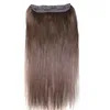 110g Brazilian Remy Human Hair Clip in Extensions Straight Clip on Human Hair Pieces #1B #2 #8 Brown #613 Blonde 5 clips Hair