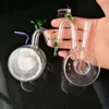 bongs en verre pipe à eau en verre plates-formes pétrolières bongs dernière production professionnelle verre transparent fumer narguilé avec accessoires parfait