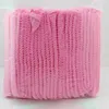 100PCS/Lot Women Men Disposable Shower Caps Non Woven Pleated Anti Dust Hat Bath Caps for Spa Hair Salon