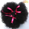 Brazylijskie kręcone dziewicze Kinky Curly Virgin Hair 3pcs 820 cali ludzkie włosy przedłużenie obcisłe afro perwersywowe splot włosów 2847010