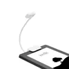 TFY Clip-on LED Reading Light with 2 Levels of Lumen Intensity for Tablets, Books Plus Bonus Hand Strap Holder for 6 inch Kindle e-readers