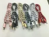 1 m 3ft od 4.0 2A rastersnelheid lading nylon gevlochten metalen adatper-gegevens Sync micro USB Type C-kabel 100pcs / lot