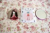 Mini miroirs compacts cosmétiques de poche pour filles petit dessin animé mignon miroir à main outils de maquillage faveurs de cadeau de mariage