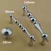 96mm 128mm modern simple furniture handles silver kitchen cabinet dresser door handles bright chrome drawer cupboard knobs pulls