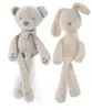 Kinder Ostern Kaninchen Plüschtiere Weiß und Beige Weiche Häschen Schlaf Puppe Kleinkind Spielzeug Kinder Geschenk