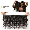 Onverwerkte Maagd Peruaanse Haar Body Wave 100% Menselijk Haar Weefsels Bundels Peruaanse Lichaam Golvend Haar Extensions 3 stks Lot Nature Kleur DySable