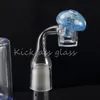 Colored Smoking Accessories Random Glass Carb Cap Glow in Dark 42mm Length Dome For Quartz Banger Nail 2mm 3mm 4mm Thick Enail dab rig 654
