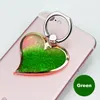 Der herzförmige 3D-Flüssigsand-Modell-Universal-Telefonhalter-Handy-Ring-Stent-Licht und einfache Smartphone-Montage-Cartoon-Halter