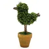 도매 - 인공 정원 잔디 결혼식 배열 Buxus 스타 조류 공 회양목 topiary 풍경 가짜 나무 냄비 식물