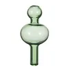 Retail Colored Glass Cap Cap Akcesoria do palenia 28mm Dia Okrągła Kopuła Kulkowa dla Quartz Thermal Banger Quartz Bangers Water Rura Dąb