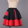 Naruto Shippuden Akatsuki Organization Femminile Lolita Kimono Dress Costume Cosplay Anime