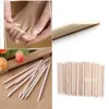 Cuticules Pushers Orange Wood Sticks Nail Art Pusher Remover Beauty Tool Push