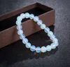 8 mm Crystal Moonstone Stands Bracelets perles faits à la main pour femmes Girl Men Ajustement Charme de yoga Bijoux ACCESSOIRES