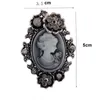 Mode Crystal Rhinestone Flower Vintage Style Fashion Victorian Style Cameo Brosch Lady Scarf Brosch Pins Massor 10 st