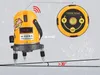 Freeshipping New Professional 2Lines Laser Level 360 Rotary Cross Laser Line Leveling kan användas med utomhure mottagare
