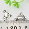 Hot ! 300 pcs Antique silver Zinc Alloy Single-sided Car Charm Pendants 21.5x15mm DIY Jewelry A-018