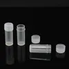 5g 양 재사용할 수 있는 플라스틱 명확한 소형 작은 유리병 관 5ML 작은 표본 병 저장 그릇 시험관