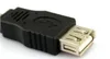 Commercio all'ingrosso 200 pz Nero F/M USB 2.0 A Femmina A Micro/Mini USB B 5 Pin Maschio Adattatore Convertitore connettore